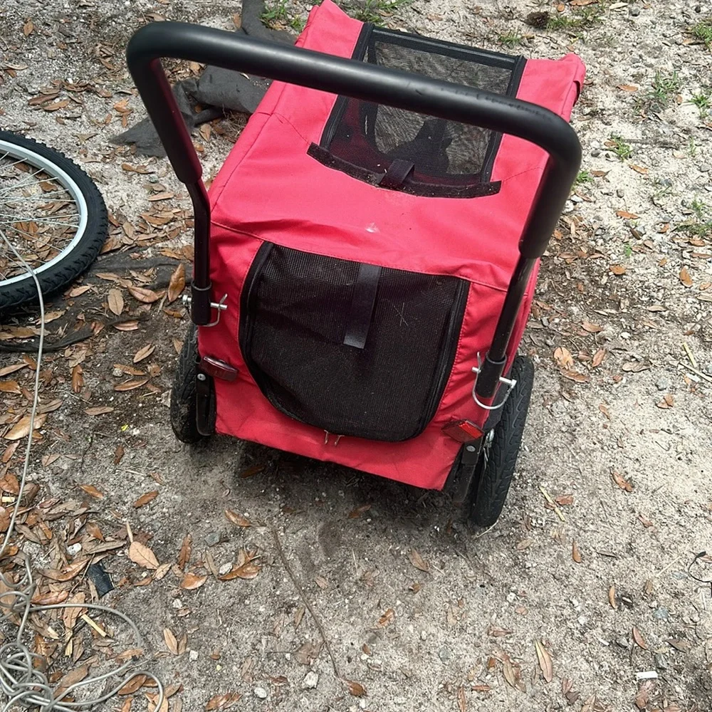 Dog pusher/stroller